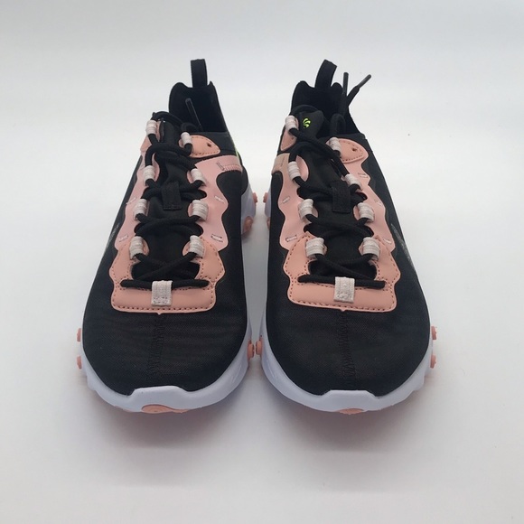 Nike Women's React Element 55 Premium Shoes Black - Picture 5 of 11